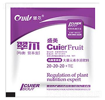 均衡營養(yǎng)型大量元素水溶肥20-20-20+TE-翠爾-東方潤澤