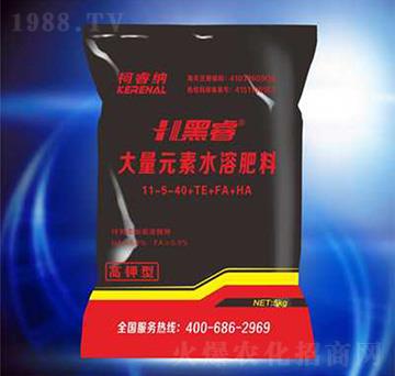 大量元素水溶肥料12-5-40+TE+FA+HA-黑睿-柯睿納