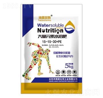 大量元素水溶肥15-15-30+PE 海普菲姆 海普化學(xué)