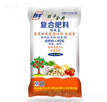 滴灌沖施型硝硫基復合肥料15-5-25-勝豐金典-勝豐肥業(yè)