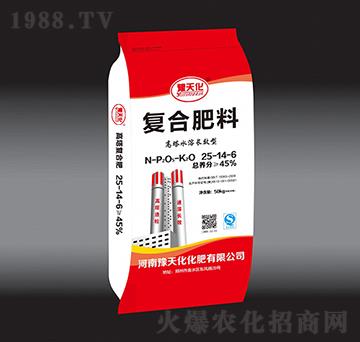 高塔水溶長效型復(fù)合肥料25-14-6-豫天化-億豐肥業(yè)