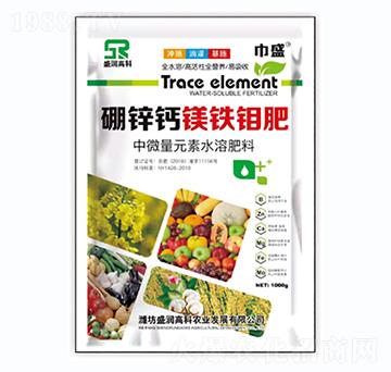 中量元素水溶肥料-硼鋅鈣鎂鐵鉬肥-盛潤高科