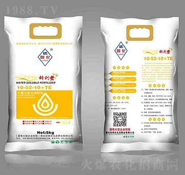 大量元素水溶肥料10-52-10+TE-科立豐-魯化好陽光