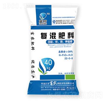 玉米水稻專用型復(fù)混肥料22-0-8-藍翎-富農(nóng)科技