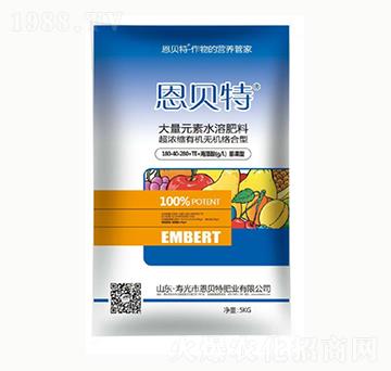 大量元素水溶肥料180-40-280+TE-恩貝特