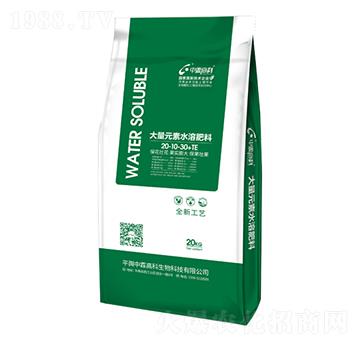 膨果型大量元素水溶肥20-10-30+TE-中霖高科