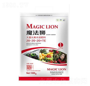 大量元素水溶肥料20-20-20+TE-魔法獅-海苒