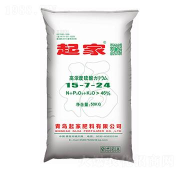 高濃度硫酸鉀型復(fù)合肥料15-7-24-起家