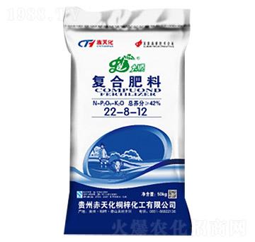 中氯復(fù)合肥料22-8-12-赤天化