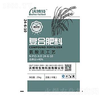 氨酸復(fù)合肥料24-6-10-沃博特