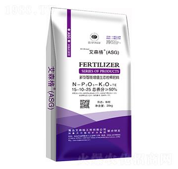 新型智能增值生態(tài)控釋肥料15-10-25-艾森格