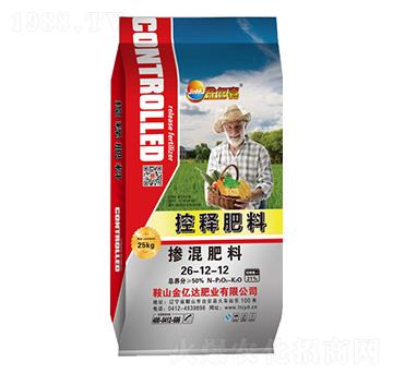 25kg控釋摻混肥料26-12-12-金每嘉-金億達肥業(yè)