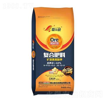 礦源黃腐酸鉀復合肥料25-10-9-撒金秋-金億達肥業(yè)
