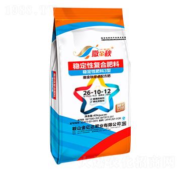 穩(wěn)定性復合肥料26-10-12-撒金秋-金億達肥業(yè)