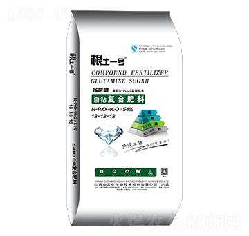 谷氨糖白鉆復(fù)合肥料18-18-18-根土一號-中農(nóng)化