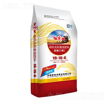 小麥專用海藻寡糖型有機無機復混肥料18-16-6-歌利洋