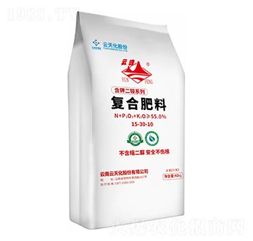 40kg含鉀二銨系列復(fù)合肥料15-30-10-云峰-云天化