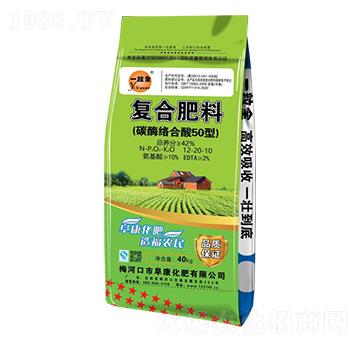 碳酶絡(luò)合酸50型復(fù)合肥料12-20-10-一粒全-阜康化肥