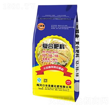 大田通用螯合型復(fù)合肥料12-18-18-一粒全-阜康化肥