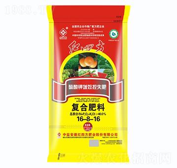 硫酸鉀復合肥料16-8-16-紅四方