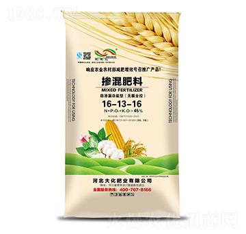 防滲漏功能型摻混肥料16-13-16-大化肥業(yè)
