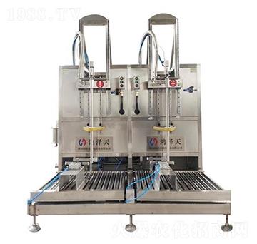 25-200升雙頭高精度稱重提升式灌裝機(jī)-鴻澤天