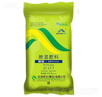 夢豐控釋摻混肥料27-17-7-住商肥料